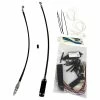FBI Fat Baggers Black Braided EZ Install Handlebar Kit