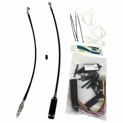 FBI Fat Baggers Black Braided EZ Install Handlebar Kit