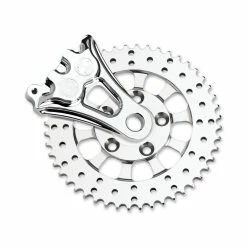 Performance Machine Polished 4-Piston Caliper For Sprocket-Brake