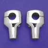V-Twin Manufacturing 3-1/2" Short Chrome Riser Set