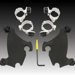 Memphis Shades Gauntlet Fairing Black Trigger Lock Mount Kit