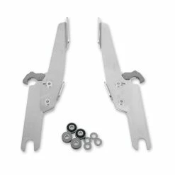 Memphis Shades Fats/Slims/Batwing Fairing Polished Trigger Lock Mount Kit W/o Light Bar