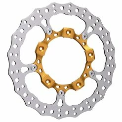 Arlen Ness Gold 14" Left Hand Full Floating Rotor