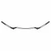 HogWorkz Hollow Cut Billet Windshield Trim Black