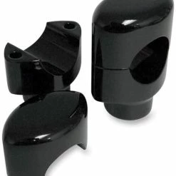 Drag Specialties 1-1/2" Black Big Buffalo Risers