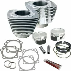 S&S Cycle Silver Cylinder And Piston Conversion Kit
