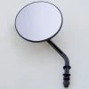 J&P Cycles Late-Style Black 4" Round Mirrors
