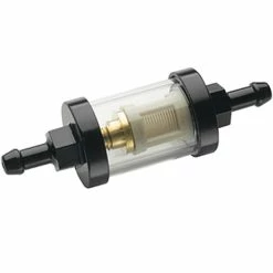 J&P Cycles Mini Custom Black In-Line Fuel Filters
