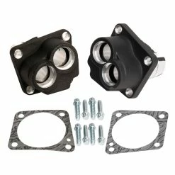 S&S Cycle Wrinkle Black Cast Tappet Guides For V-Series Stock And Super Stock Crankcases