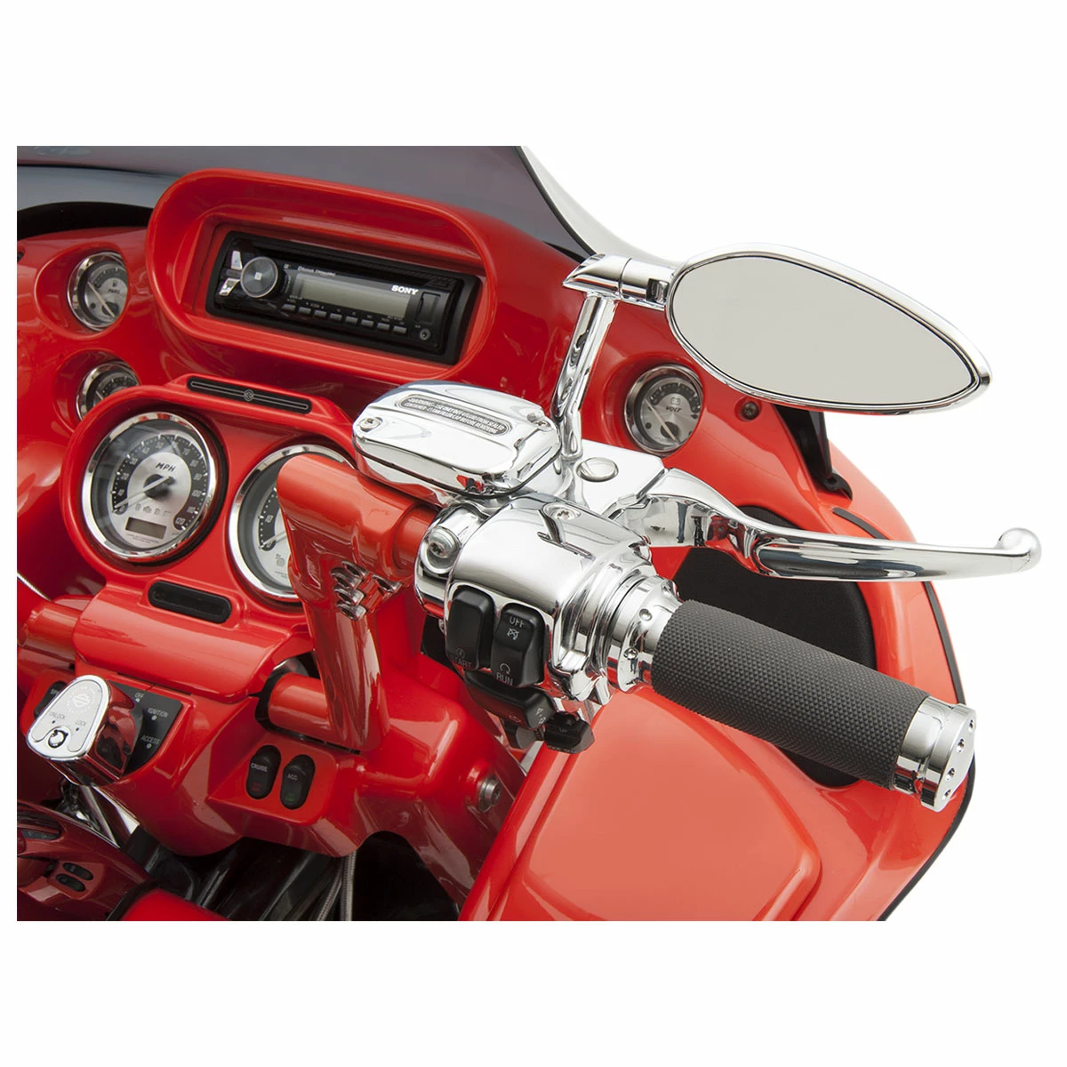 Performance Machine Vision Series Blade Chrome Mirror - Image 3