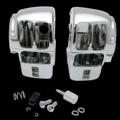 Drag Specialties Chrome Switch Housing Kit