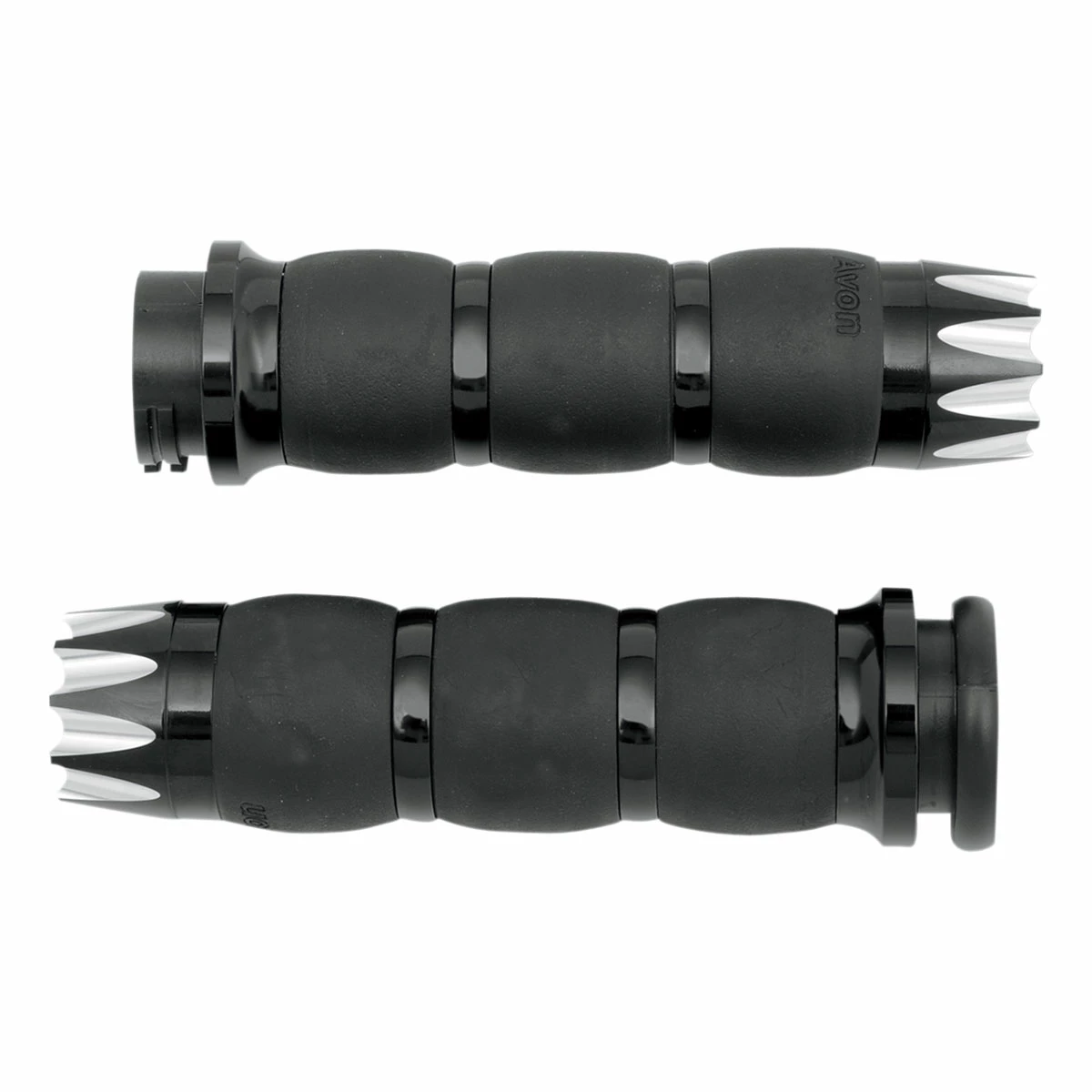 Avon Grips Black Anodized Velvet Air Cushioned Excalibur Grips