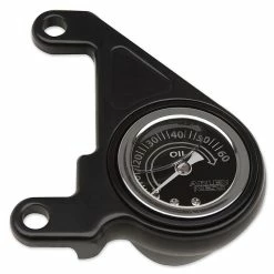 Arlen Ness Black Radius Oil Pressure Gauge Kits