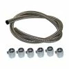 J&P Cycles Braided Stainless Steel Fuel Line