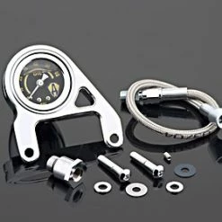 Arlen Ness Oil Pressure Gauge And Bracket Kit