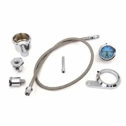 V-Twin Manufacturing Rocker Box Oil Pressure Gauge Kit