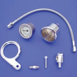 V-Twin Manufacturing Rocker Box Oil Pressure Gauge Kit
