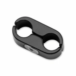BikeMaster Black 2 Line Cable Clamp
