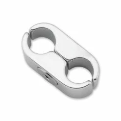 BikeMaster Silver 2 Line Cable Clamp