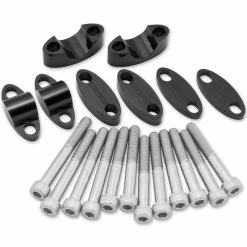 BikeMaster Black 1" Handlebar Riser Kit