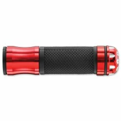 BikeMaster Red 7/8" Revolver Bar End Grips