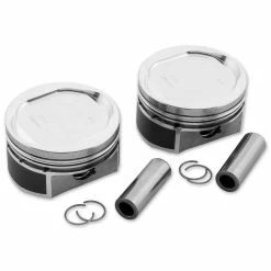 Twin Power Cast Replacement Piston Kit, 3.5" Bore, 10:1