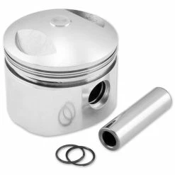 Twin Power Cast Replacement Piston Kit, 3.5" Bore, 8:1