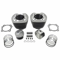 V-Twin Manufacturing 95" Silver Cast Big Bore Kit