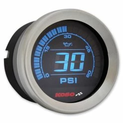 Koso 2" Chrome Oil Pressure Gauge