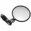 CRG 3" Black Hindsight Lane Splitter Left Bar End Mirror
