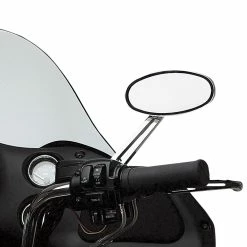Drag Specialties Stealth Chrome Mirrors With Dual Intensity LEDs