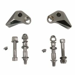 V-Twin Manufacturing Chrome Mirror Adapter Kit