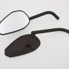J&P Cycles Black Slant Mirrors With Round Stem