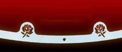 California Custom Cruisers Polished Rose Windshield Trim
