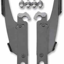 Memphis Shades Fats/Slims/Batwing Fairing Black Trigger Lock Mount Kit W/ Light Bar