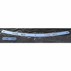 California Custom Cruisers Polished POW-MIA Windshield Trim