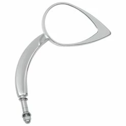 DRAG Specialties Teardrop Chrome Long Stem Mirror