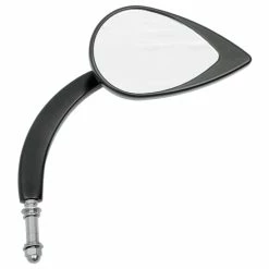 DRAG Specialties Teardrop Black Long Stem Mirror