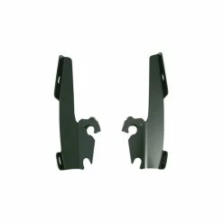 Memphis Shades Fats/Slims/Batwing Fairing Black Mounting Plates Only