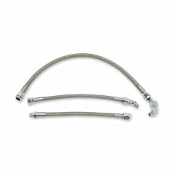 Drag Specialties Stainless Steel Braided Oil Line Kit