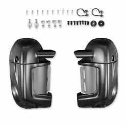 HogWorkz Vented Denim Black Lower Fairings