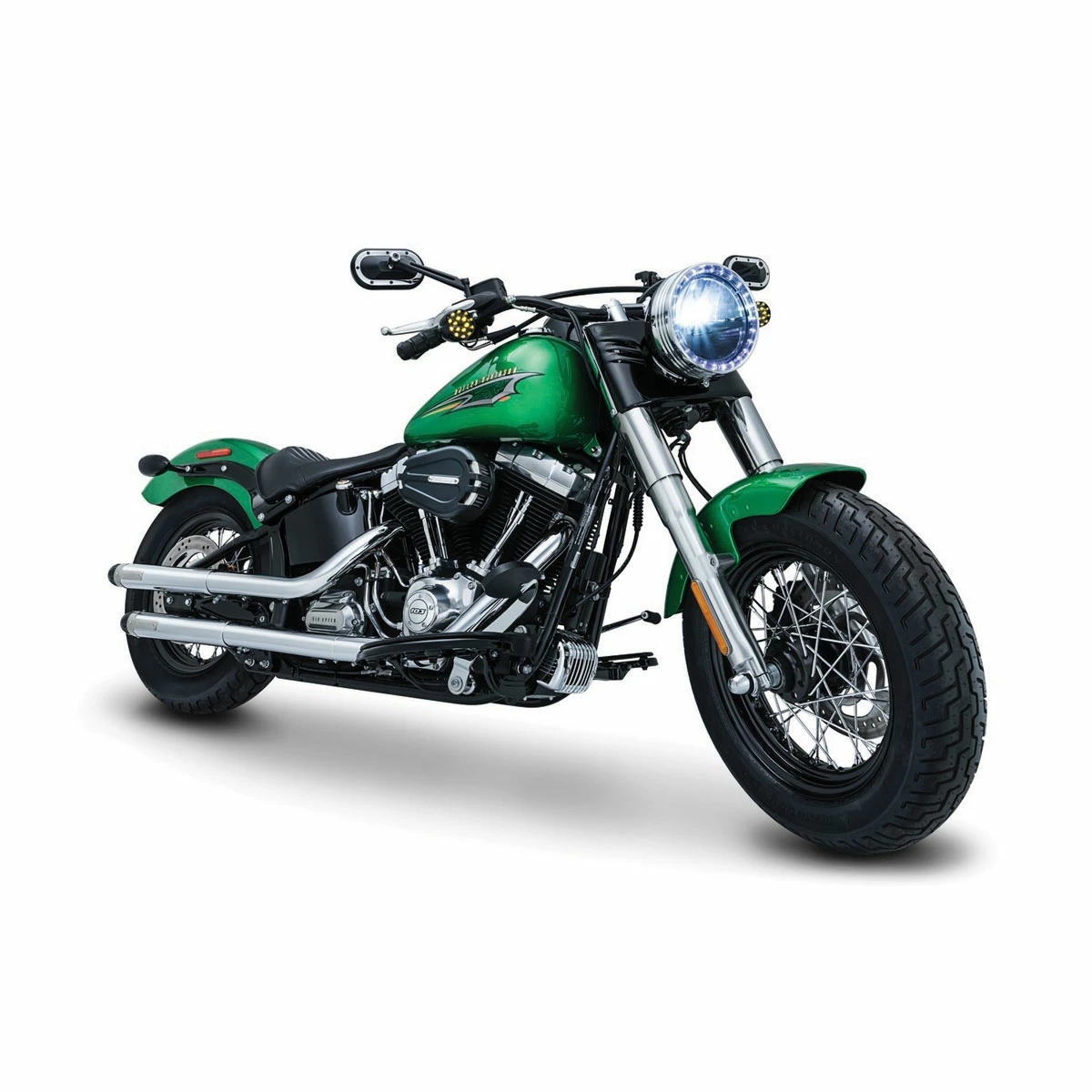 Kuryakyn Heavy Industry Black Mirror With Chrome Accents - Image 3