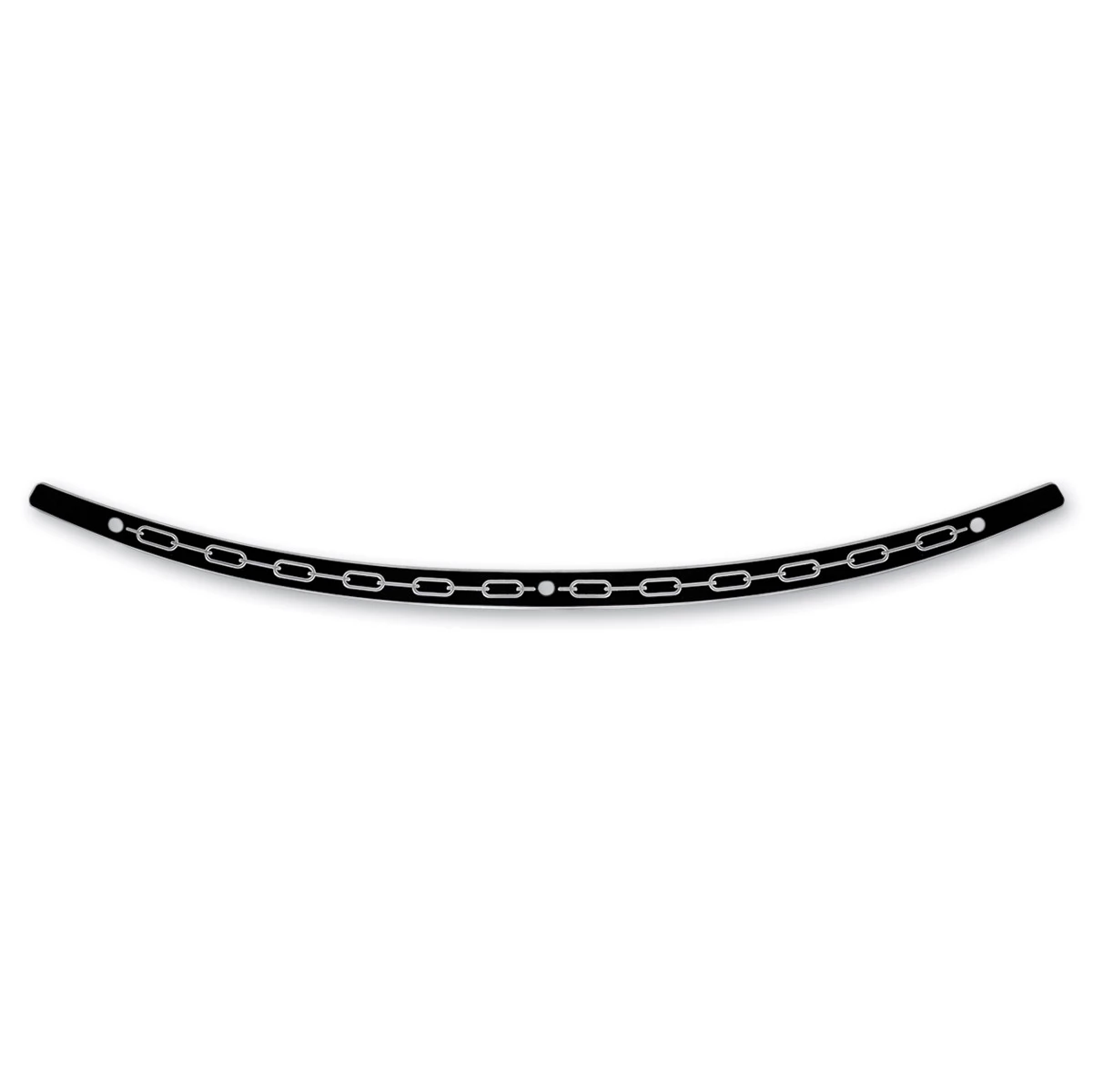 Memphis Shades Contrasting Black Chain Windshield Trim