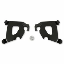 Memphis Shades Cafe Fairing Black Mounting Plates Only