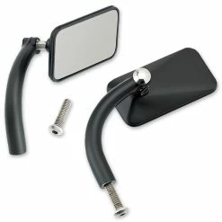 Biltwell Inc. Black Rectangle Utility Mirror Set