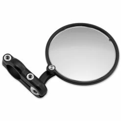 CRG 3" Black Hindsight Left Bar End Mirror