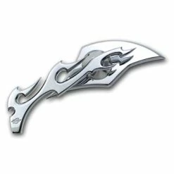 Pro-One Chrome Flame Billet Mirrors