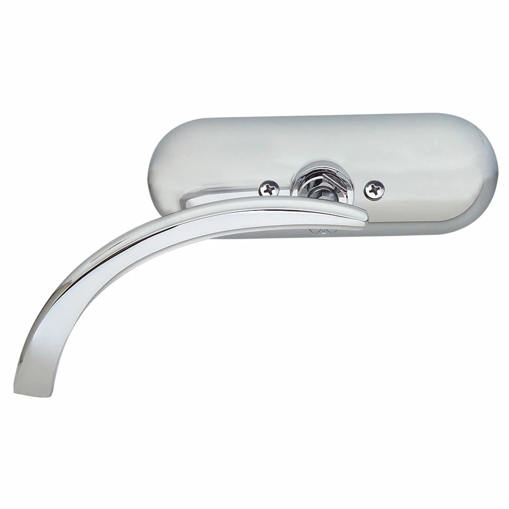 Arlen Ness Chrome Mini Oval Micro Mirrors - Image 2