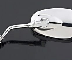 J&P Cycles Custom 4-1/2" Mini Oval Mirror