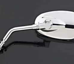 J&P Cycles Custom 5-1/2" Mini Oval Mirror